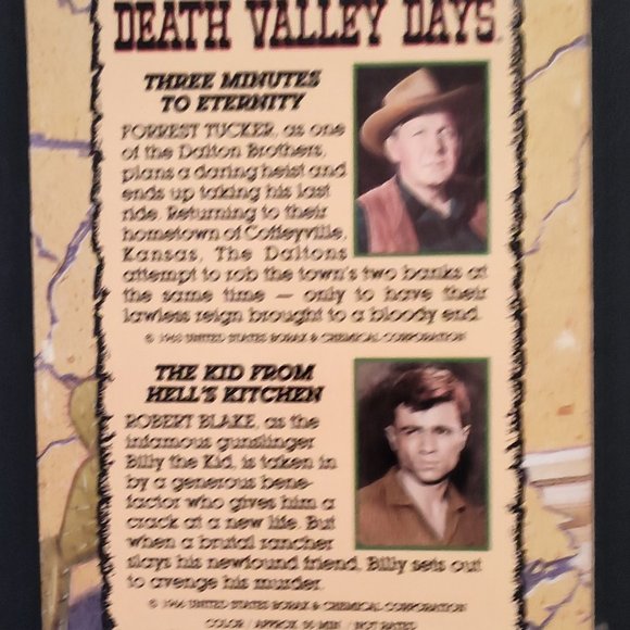 Death Valley Days Three Minutes to Eternity Robert Blake VHS - Picture 2 of 2